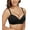 Black, variant on Exerin Women's Push Up Bra Wireless Comfortable Padded Plunge T-Shirt Bras(Beige,34B)