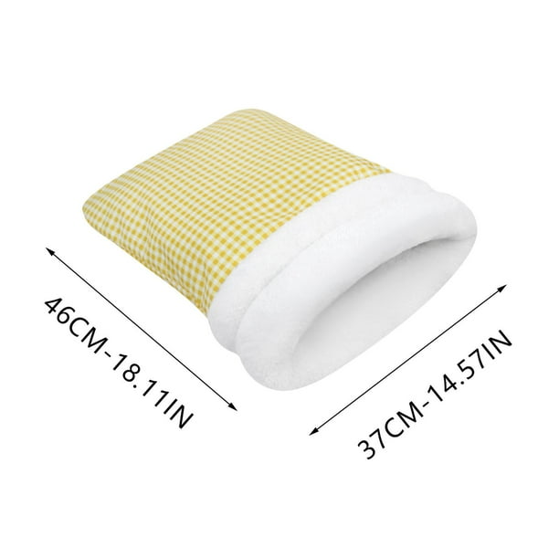 La Casa Profunda Suministros para Mascotas Sacos de Dormir Semi-Cerrados Casa de Mascotas Profundo Dormir Perro Grueso Y Caliente en Invierno Suministros para Mascotas para Perros