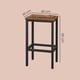 thumbnail image 3 of VASAGLE Taburete de Bar, Taburete Alto, Juego de 2, Industrial, para Cocina, Comedor, Sala de Estar, Marrón Rústico y Negro, 3 of 7