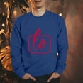 thumbnail image 3 of guisaled Couples Sweatshirts Matching Girlfriend Boyfriend Cute Valentines Day s Couple Anniversary Comfort Crewneck Sweatshirt Valentines Day s, 3 of 5