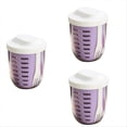 thumbnail image 1 of Salad cup, picnic fruit cup, double-layer drain cup,Purple, 1 of 5