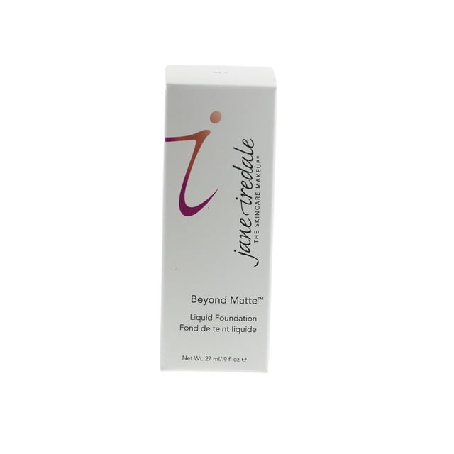 Jane Iredale Beyond Matte 3-in-1 Liquid Foundation, Long-wear, Buildable Coverage, Vegan, Clean, Cruelty Free, Semi Matte Finish, M7