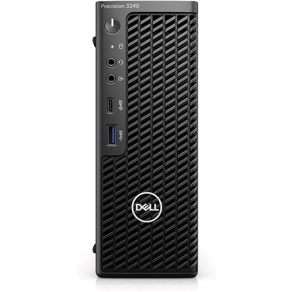 Restored Dell Precision 3240 Compact 16GB 512GB SSD Core™ i5-10500 3.10GHz WIN11P, Black