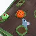 thumbnail image 2 of EIMELI Cat Activity Play Rug  Interactive Puzzle Play Blanket with Fur Balls Tunnels Caves Scratch-Resistant Bed Toy Mat Hunt and Chase Center for Kitten  Ferret  Small Animals, 2 of 6