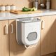 thumbnail image 1 of Wall Mounted Household Foldable Trash Can Kitchen Folding Trash Can Hanging Plastic Telescopic Storage Bin, 1 of 6