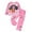 /A34Light Pink192, variant on MEZZALL Child Glow In The Dark Kids Outfit Set Boys Girls Long Sleeve Tops And Pants Cute Cartoon Printed Outfit Sets Home Clothes Sets Soft Clothing