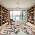 thumbnail image 2 of ODIKA 5'x7' Machine Washable Non-Slip Area Rug, Modern Blush Pink High Traffic Rug, Pink, 934420, 2 of 7