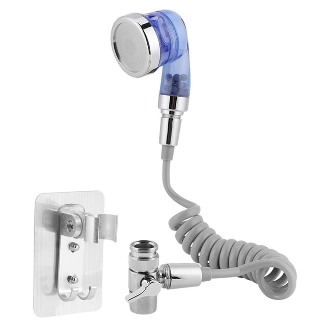 Rociador de ducha de mano presurizado para el hogar, kit de grifo de ducha de mano, accesorios para lavar el cabello