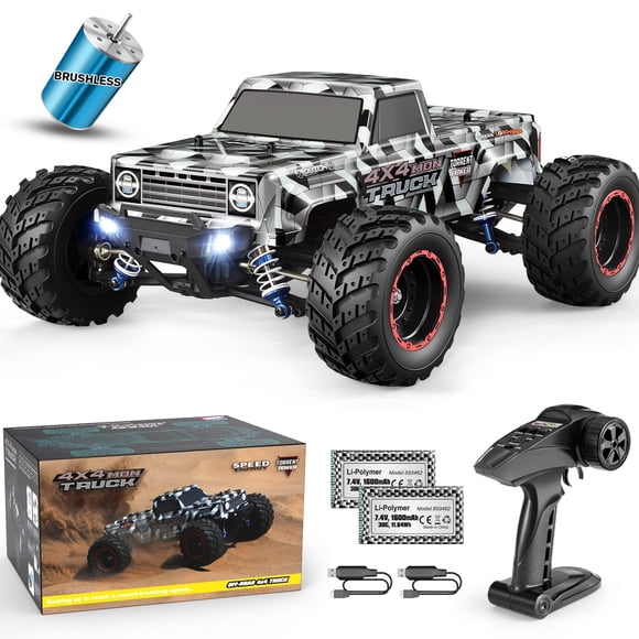 Coche RC HAIBOXING 903A a escala 1/12, sin escobillas, 4X4, 55 km/h, velocidad