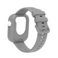 thumbnail image 1 of Watchband For Huawei Watch Fit 3 Strap SmartWatch Wristbands Bracelet For Huawei Fit 3 Band Silicone band With Case Accessories Gray, 1 of 6