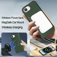 thumbnail image 5 of Compatible for iPhone 16e Wallet Case, Detachable PU Leather Purse Phone Cover with Flip Stand, Support Magnetic Mag-Safe Charging, Shockproof Protective Case for iPhone 16e, Green, 5 of 6