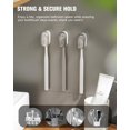 thumbnail image 2 of shiyou-Wall Mounted Toothbrush Holder with Protective Lid 3 Pcs, Dustproof & Waterproof Toothbrush Covers for Electric and Manual Tooth Brushes, Compact Toothbrushes Hanger, 2 of 4