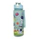 thumbnail image 1 of LUVCLS Botella de agua helada con tapa que rebota con forma de astronauta de dibujos animados de verano, ι pajita)λ, 1 of 7