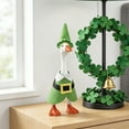 thumbnail image 4 of JuWDoc 5.5IN Goose Outfits Easter Goose Outfit Goose Clothes Garden Goose Lawn Goose 2 Sets St Patrick's Day Goose Outfit Porch Clover Goose Cloths Irish Shamrocks, 4 of 6