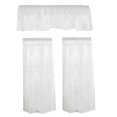 thumbnail image 1 of Cortinas de cenefa de nivel 3pcs / Set Cocina Baño Ventana Cortina De Nivel Transparente Y Cenefa Blanco Blanco Magideal Cortinas de cenefa de nivel, 1 of 7
