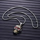 thumbnail image 4 of Collar MADIOLA Punk Gotico Acero Inoxidable con Dije Calavera Cráneo ojos Ruby, 4 of 7