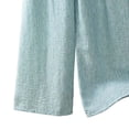 thumbnail image 4 of BUIGTTKLOP Pajamas Pants for Women Elastic High Waisted Lounge Pants Straight Wide Leg Sleep Pants, 4 of 6