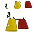 thumbnail image 6 of Kokiya Bicolor Cowbell with Adjustable Mount, Sturdy ,Pitched Drum Parts, Double Mounted Bell ,Noisemaker ,for Bands School Teaching metal, 6 of 9