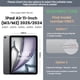 thumbnail image 2 of Funda BLOSOMEET para iPad Air 11" M3 2025 M2 2024 con cristal, 2 of 8