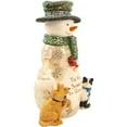 thumbnail image 3 of Pavilion Gift Company Warmth of Christmas is Friendship-4.5 Inch Collectible Snowman and Seal Figurine, White, 3 of 6