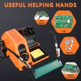 Soldering Iron Station Temperature Adjustable Rapid Heating Bracket Kit
