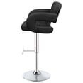 thumbnail image 6 of Brandi Adjustable Bar Stool Black and Chrome, 6 of 11
