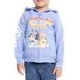 Bluey Toddler Girl Zip Up Hoodie and TShirt Set, 2Piece, Sizes 2T5T