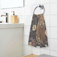 thumbnail image 3 of Yayeee 2 Pack Hand Towels for Bathroom 100% Cotton 16" x 28" Soft Absorbent Kitchen Towel, Cows and Flowers, 3 of 7