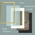 thumbnail image 3 of Golden State Art 16x24 Wall Display Picture Frame Matted to 12x18 with High Definition Glass, Gold, 1 Count, 3 of 7