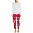thumbnail image 2 of Peanuts Snoopy XM Women's and Women's Plus License Plush Pant Brilliant Red size 2X, 2 of 5