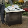 thumbnail image 4 of Uniflame Duvall 30" Square Printed Faux Wood Mantel LP Gas Patio Fire Pit, 4 of 10