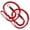 Nautical Red, variant on WAVESRX DockingPal™ - Premium Flat Bungee Dock Line for Boats | Elastic Boat Dock Rope with 1 Stainless Steel Carabiner & 1 Loop | Stretches from 5' to 9' for Jet Ski, PWC & Boat