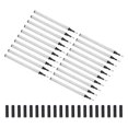 thumbnail image 1 of Uxcell 1mm Pen Ink Refills, 20 Pcs Ballpoint Refill Medium Point Metal Compatible Replacement for Writing Office, Black, 1 of 6
