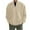 09# Khaki, variant on Men's Jumpers Warehouse Mens Long Sleeve Tops Solid Color Pullover 1/4 Zip Stand Collar Fleece Lined Sweatshirt Casual Loose Fit Sweater Sweatshirts M-3XL