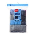 thumbnail image 2 of Hanes Boys Underwear Boxer Briefs Pack, 10-Pack, Moisture-Wicking Cotton Boxer Briefs for Kids, 2 of 5
