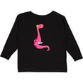 thumbnail image 3 of Inktastic Cute Pink Dinosaur Girls Long Sleeve Toddler T-Shirt, 3 of 5