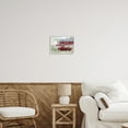 thumbnail image 2 of Stupell Red Truck Floral Country Meadow Transportation Painting White Framed Art Print Wall Art, 2 of 7