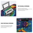 thumbnail image 4 of Travel Luggage Cover Protector - Vibrant Rainbow Parrot Fantasy Anti-Scratch Suitcase Covers Fits 18-32 Inch Luggage, 4 of 5