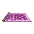 thumbnail image 2 of Ahgly Company Indoor Square Oriental Purple Traditional Area Rugs, 6' Square, 2 of 4
