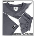 thumbnail image 4 of Exxact Sports Boys Football Practice Jersey - Pro-Style, Lightweight & Breathable Mesh Youth Football Jersey for Kids (Dark Grey, Youth Large / X-Large), 4 of 7