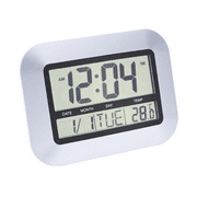 freestylehome Alarm Clock Digital Household Hanging Clock Decoration Desktop Clock Calendar Decoration Desktop Thermometer for Home Office