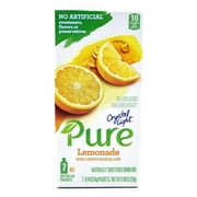 Luwei Pure Lemonade On The Go Drink Mix, 7-Packet Box (12 Box Pack)