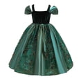 thumbnail image 3 of Vestido con hombros descubiertos, vestido para niñas, vestido para niñas, vestido con encaje y lazo, 3 of 5