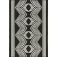 thumbnail image 2 of nuLOOM Ranya Tribal Indoor/Outdoor Black 4' x 6' Casual Area Rug, 2 of 9