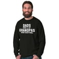 thumbnail image 3 of Grandpa Knows Everything Grandfather Men's Big & Tall Long Sleeve Graphic Tee Brisco Brands 2X, 3 of 4