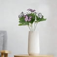 thumbnail image 5 of 2Pcs Artificial Butterflies Branches, 11.4 Inch Butterfly Floral Stakes with Colorful Flowers, Butterflies Decor for Wedding Home Garden Indoor Outdoor Arrangements and Party, 5 of 6