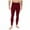 Red, variant on Vekome Mens Yoga Leggings with Pockets Butt Lift Pants Seamless Solid Lightweight Running Tights Navy L