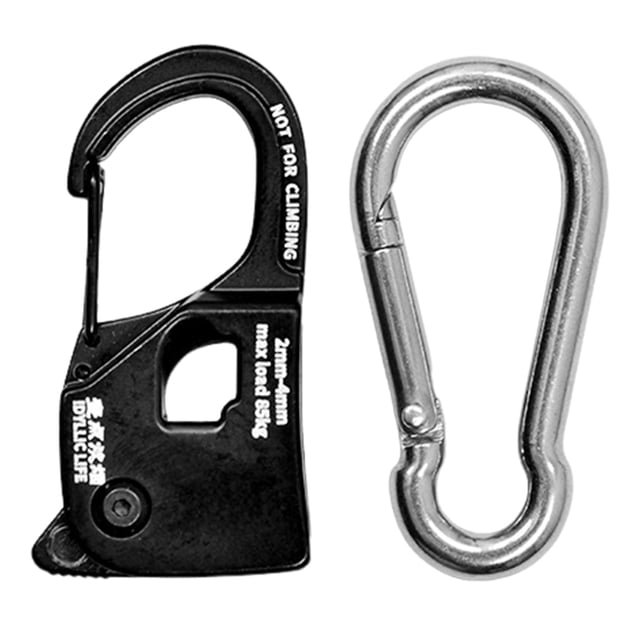 CSChome Smooth Rope Tensioner Tent Rope Tensioner Strong Load-Bearing Compact Size Portable Reusable Adjuster for Camping Gear