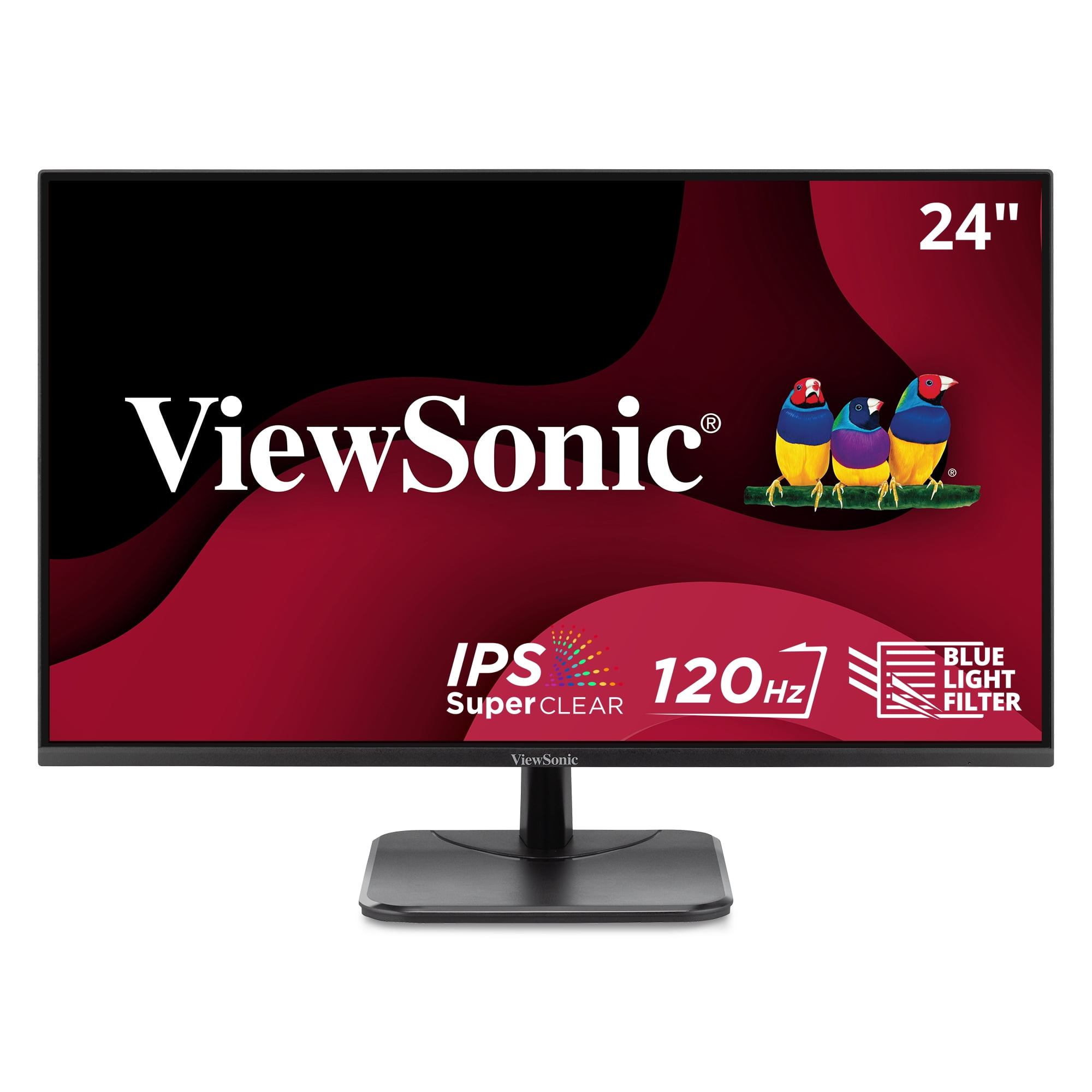 ViewSonic VA2456A-MHD 24 Inch 1080p IPS Computer Monitor, 120Hz, HDMI