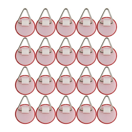 

VogueV Hooks 2.2Cm Adhesive Plate Holder Hook Plastic Hanging Plate Hook Circular Large Plate Adhesive Hook